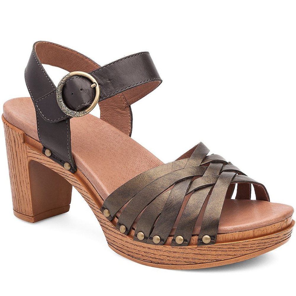 New Dansko Dawson Sandals Metalic  41 10.5